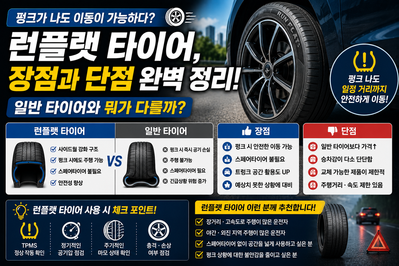 런플랫 타이어란?